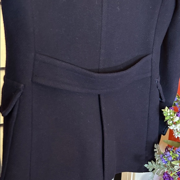 J. Crew Women's Dark Blue Peacoat with Gold Buttons - Picture 8 of 14